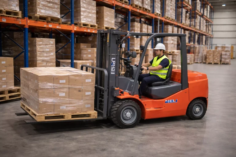 Forklift: Güvenli ve Kontrollü Yük Taşıma Çözümü.